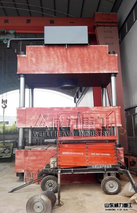 630噸四柱油壓機(jī)實景拍攝